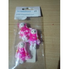 Dolls with Rhinestones (pink)